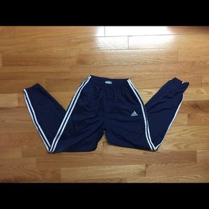 Adidas Windbreaker Jogger Track Pants Navy Blue S